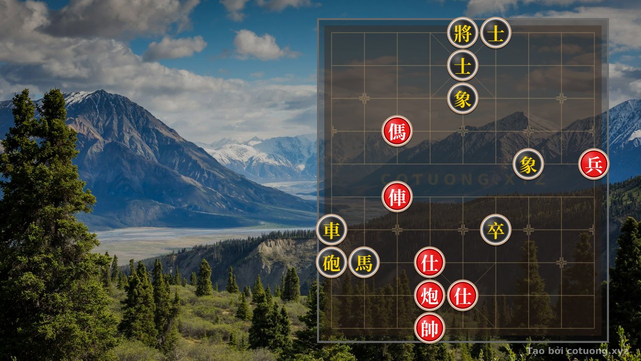 Thế cờ: Mastering Xiangqi: Unraveling the Rook-Cannon-Horse-Soldier-2-Advisors Trap - When Red Turns the Tide in a Hair's Breadth — Cờ Tướng Online