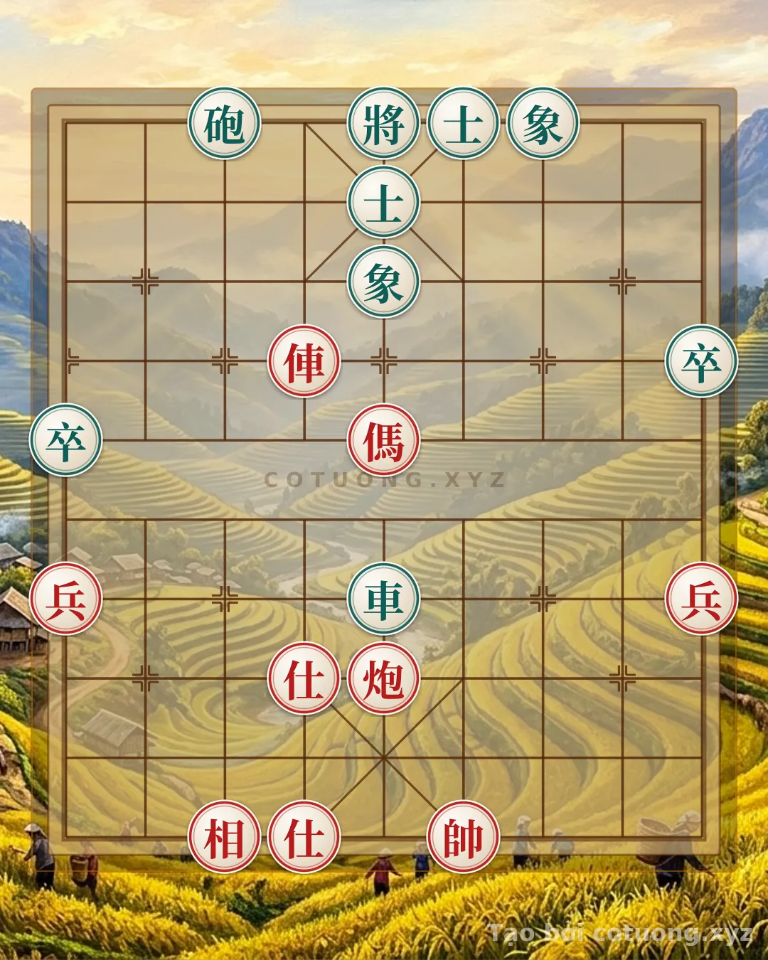 Challenge: Mystical Chess Tactics: The Red Chariot Cannon Horse Crushes the Black Chariot Cannon with Two Pawns - A Legendary Battle Between Life and Death - Can you solve it?