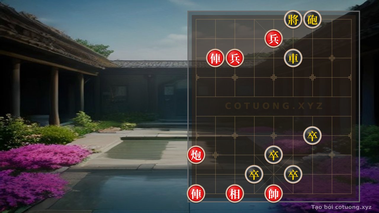 Thế cờ: Secret Tips for Reading Xiangqi (Chinese Chess) Positions: Red's Tactics in the 'Empty Cannon - Chariot Rush' Formation — Cờ Tướng Online