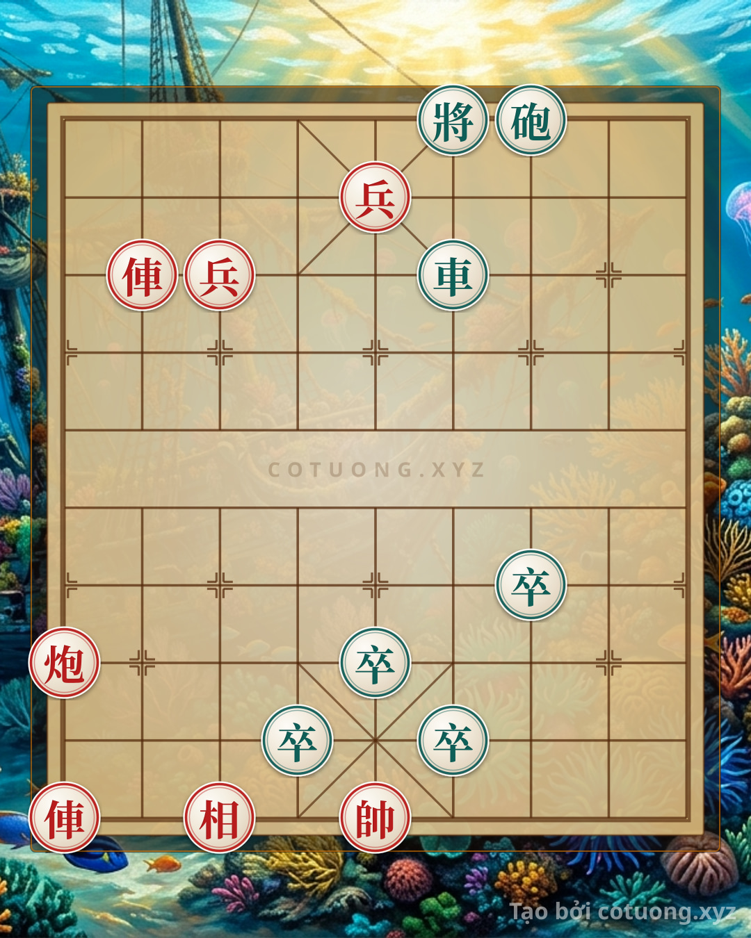 Challenge: Secret Tips for Reading Xiangqi (Chinese Chess) Positions: Red's Tactics in the 'Empty Cannon - Chariot Rush' Formation - Can you solve it?