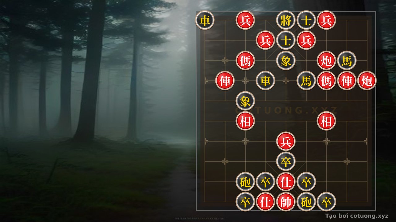 Thế cờ: The 'Black Bishop' Trap and the Red Horse's Counterattack - A Classic Xiangqi Formation — Cờ Tướng Online