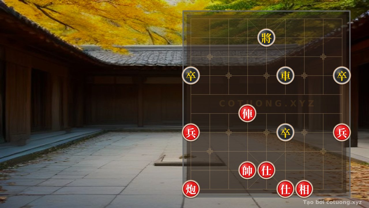 Thế cờ: The Hidden Jianghu Chess: Red Chariot and Cannon Crush the Black Three Demons - When a Killer Move Meets a Legendary Counterattack — Cờ Tướng Online