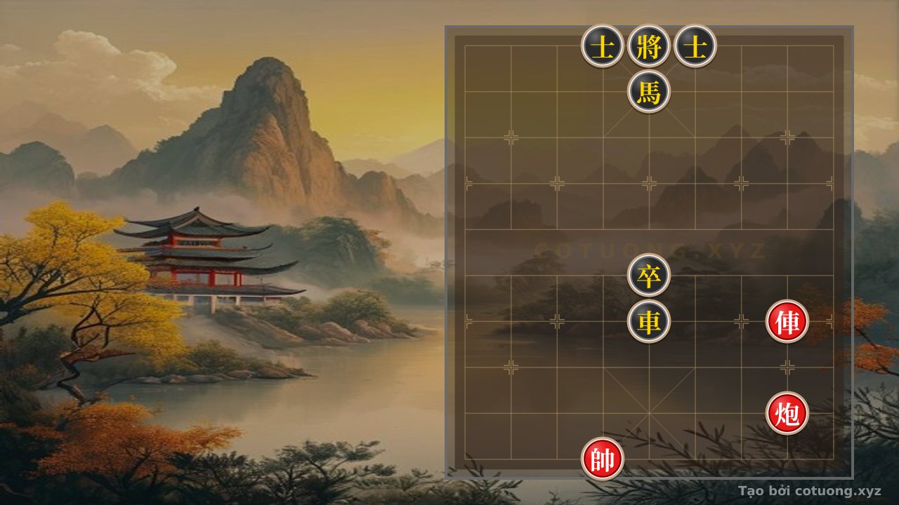 Thế cờ: Defensive Counterattack Strategy: How to Handle the Red Chariot on File 2 Threatening the Black Soldier on File 5? — Cờ Tướng Online
