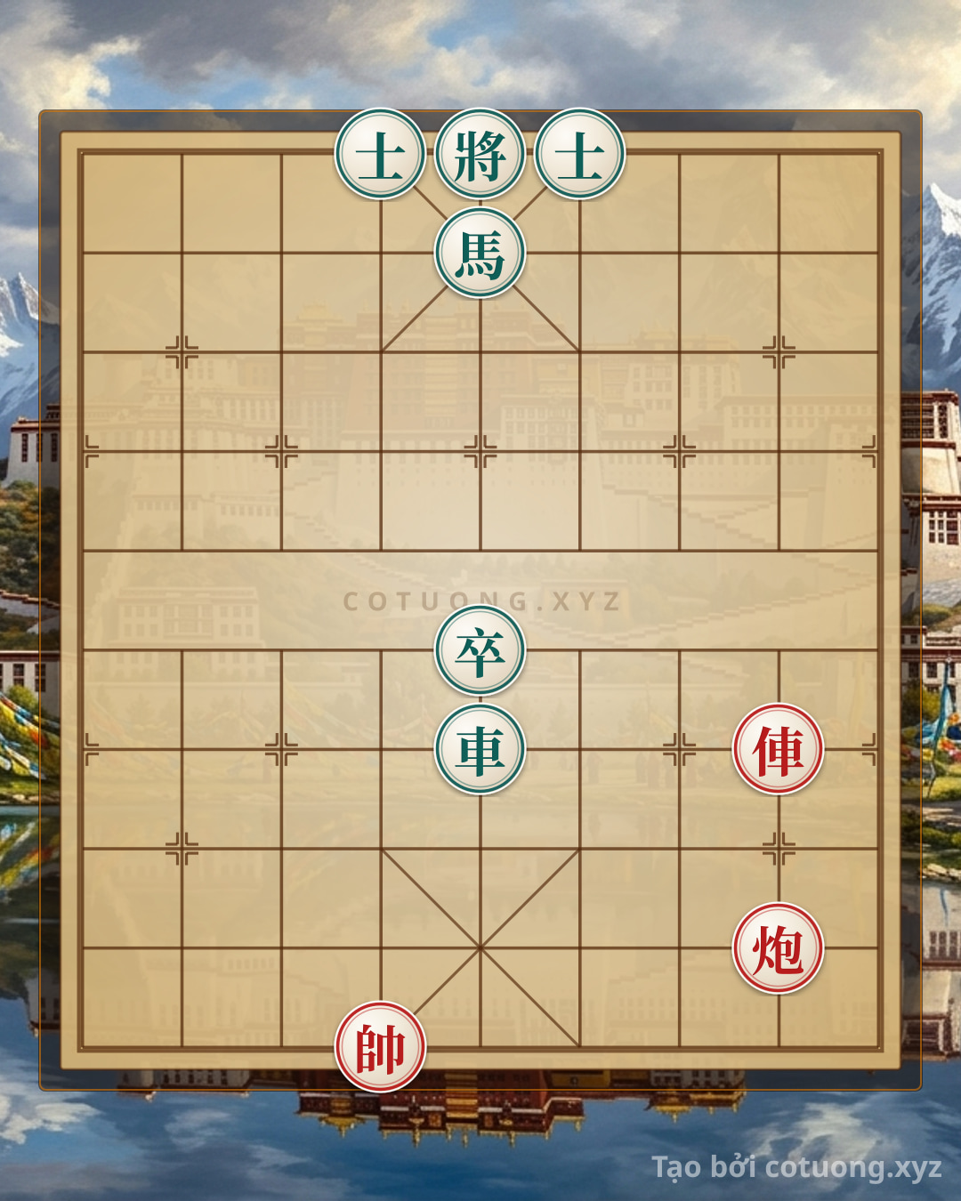 Challenge: Defensive Counterattack Strategy: How to Handle the Red Chariot on File 2 Threatening the Black Soldier on File 5? - Can you solve it?
