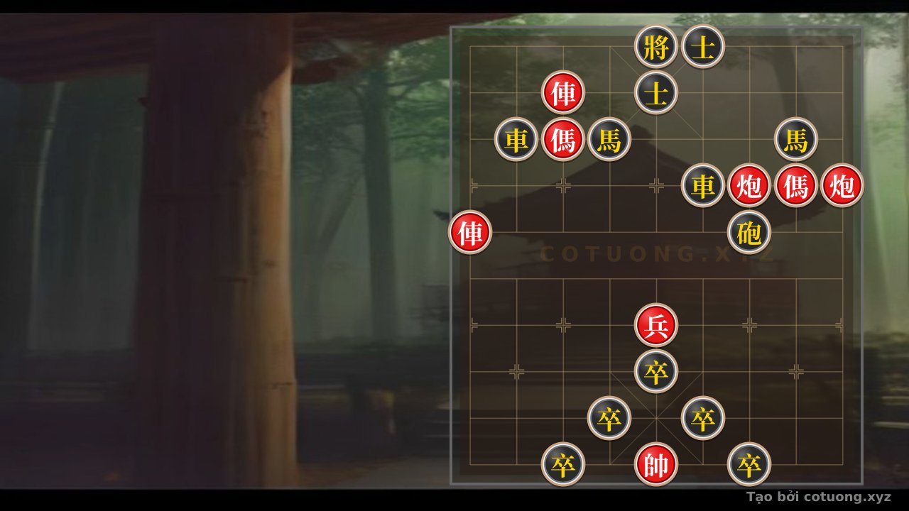 Thế cờ: Art of Defensive Counterattack: The Red Chariot on File 7 Rank 9 and the Secret of the Red Cannon on File 3 Rank 7 — Cờ Tướng Online