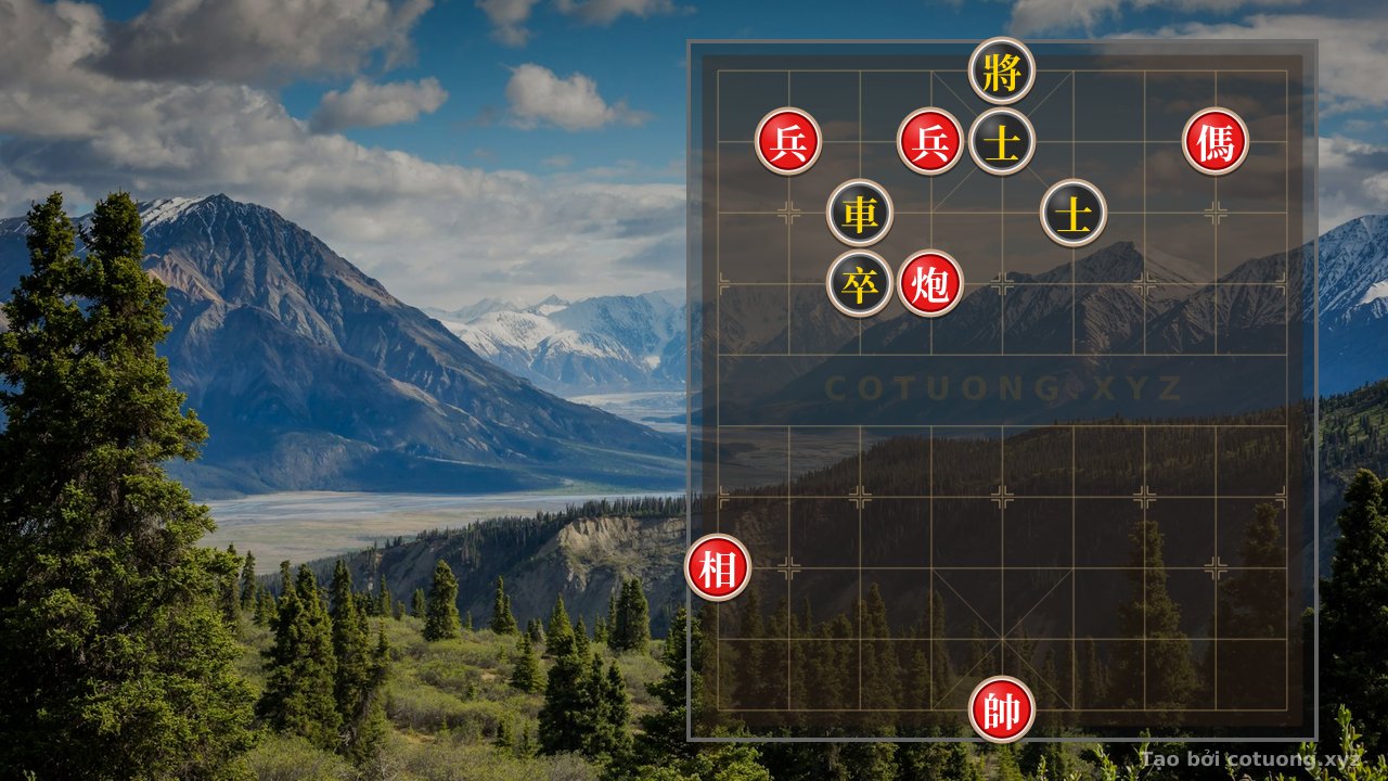 Thế cờ: The Secret of 'Cannon Ahead, Horse Behind' - Reverse the Checkmate in Just 3 Moves — Cờ Tướng Online
