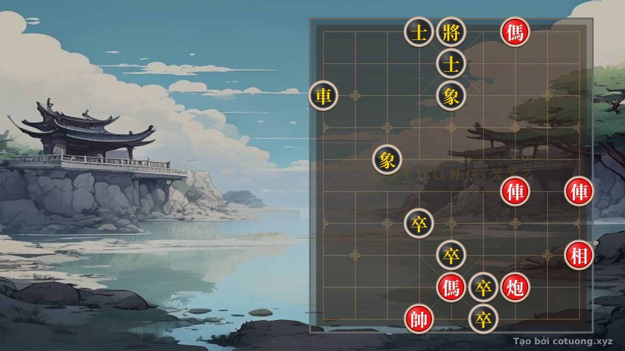 Thế cờ: The Secret of the 'Chariot Cannon' Formation in the 'Red Horse on 3rd Rank' Strategy - Super Difficult Counterattack Tactics — Cờ Tướng Online