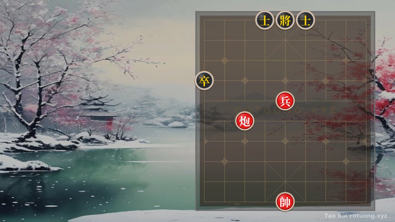 Thế cờ: Chinese Chess: Red General's Strategy to Defeat Black in 6 Moves — Cờ Tướng Online
