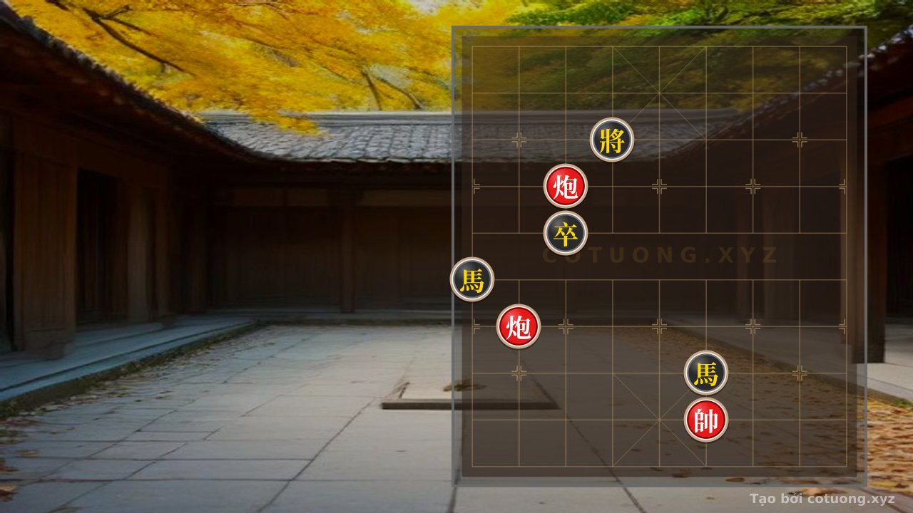 Thế cờ: The Secret to Breaking the Double Horse Interlock: When Two Red Cannons Dance on the Peak of a Dead Board — Cờ Tướng Online