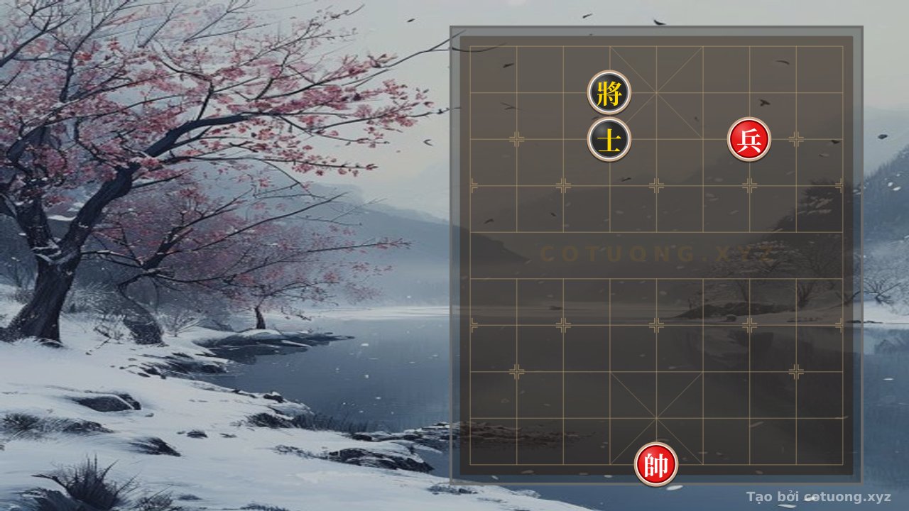 Thế cờ: Red General: Strategic Crushing from the Exposed Position at 5th Rank 1 — Cờ Tướng Online