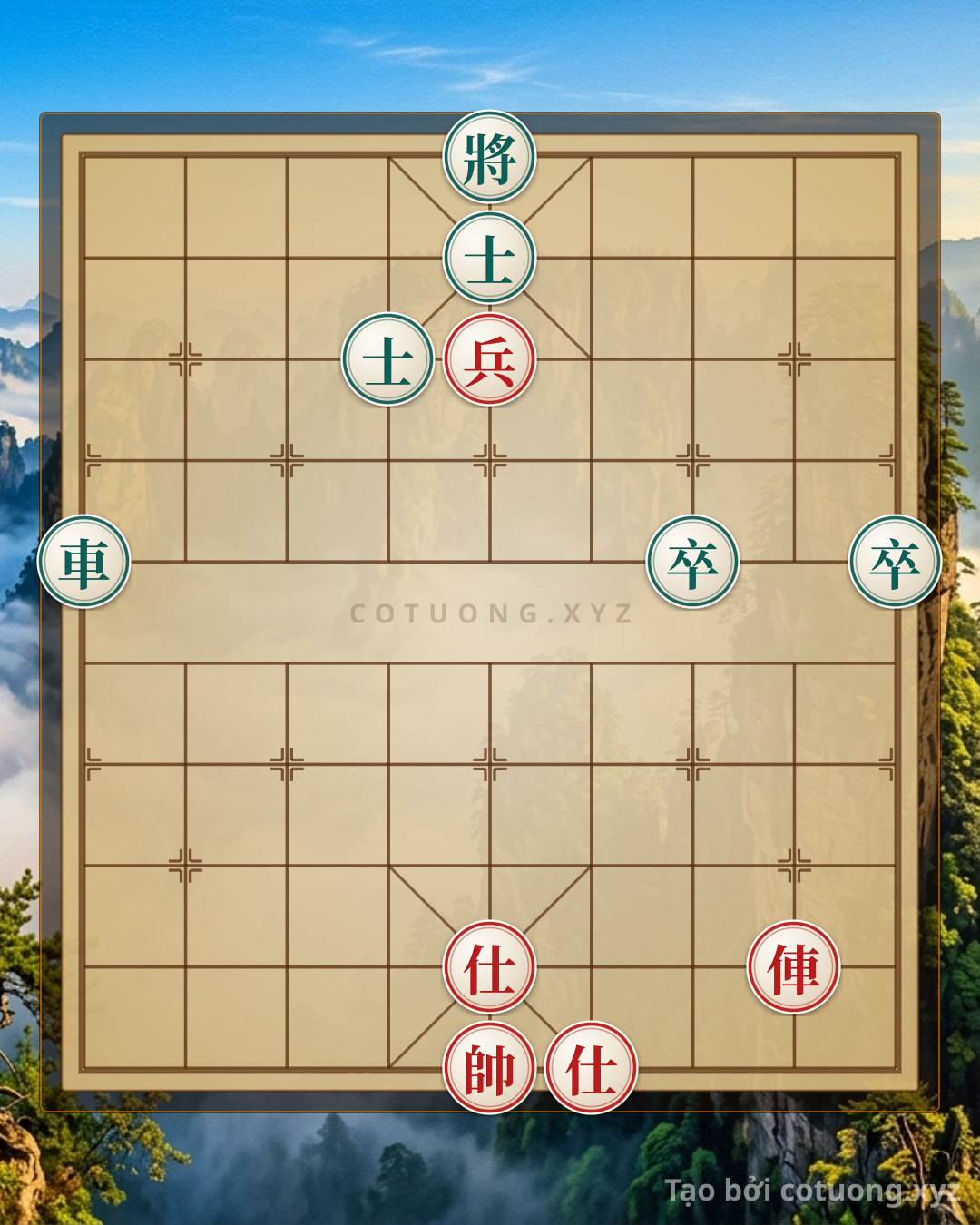 Challenge: Xiangqi Master's Secret: Rook Pawn 2 Advisors vs. Rook 2 Pawns 2 Advisors - The Decisive Breakthrough in a Close Game - Can you solve it?