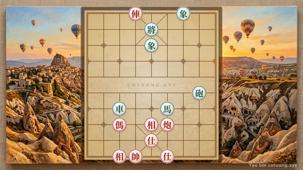 Thế cờ: Move Analysis: Red Chariot at 6-10 Advances Straight, Breaking Black's Defensive Plan — Cờ Tướng Online