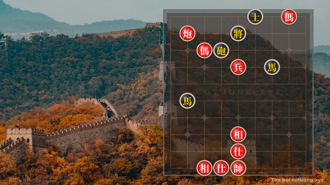 Thế cờ: Xiangqi vs. AI: Dual Knights vs. Cannons - Brutal Endgame Tactics — Cờ Tướng Online