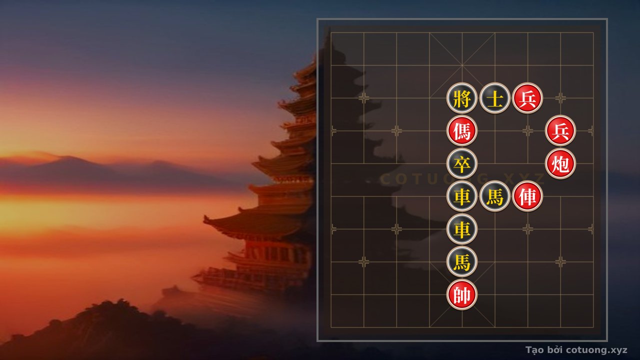 Thế cờ: Xiangqi Tactics: Black Rook in 5th File, Red Cannon in 6th Rank — Cờ Tướng Online