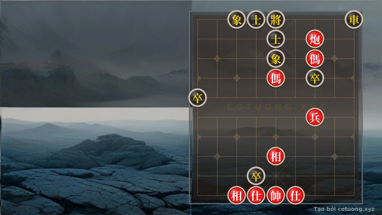 Thế cờ: The 'Double Horse Legs' Formation - Winning Strategy from Red — Cờ Tướng Online