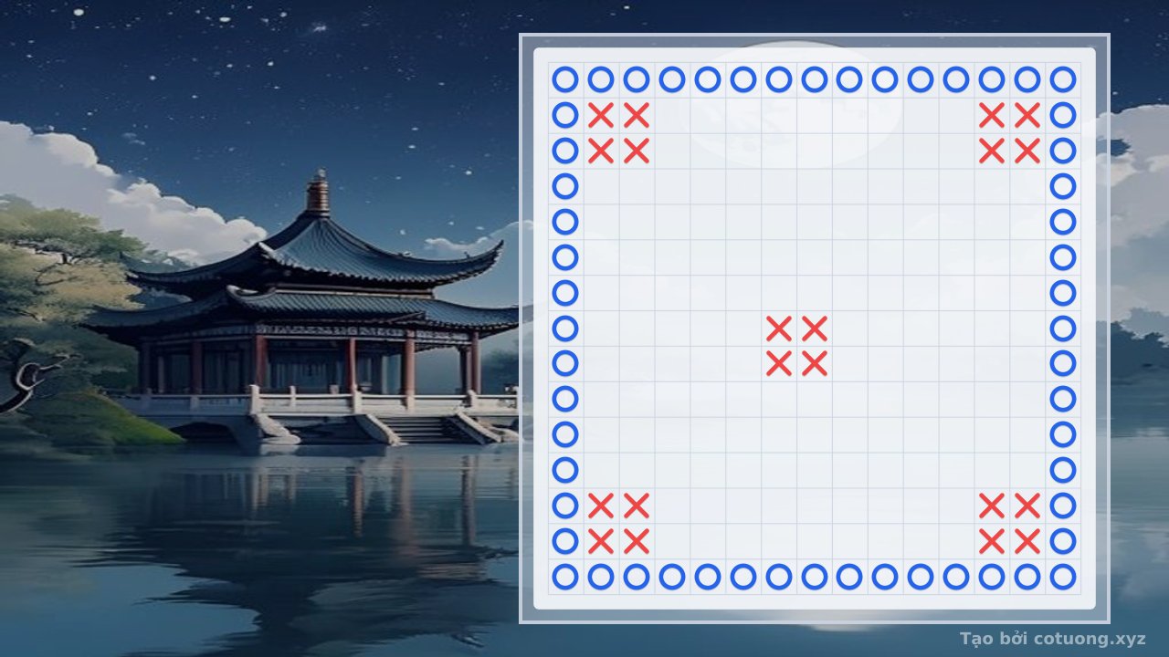 Thế cờ: Khai trận cờ caro hoa mai — Cờ Tướng Online