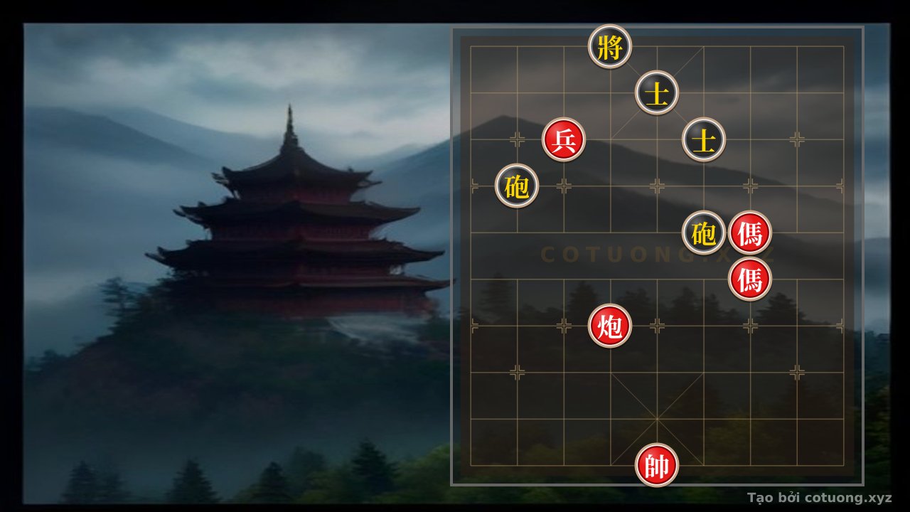 Thế cờ: The deadly trap in the Xiangqi formation: Red must beware of the double horse exchange! — Cờ Tướng Online