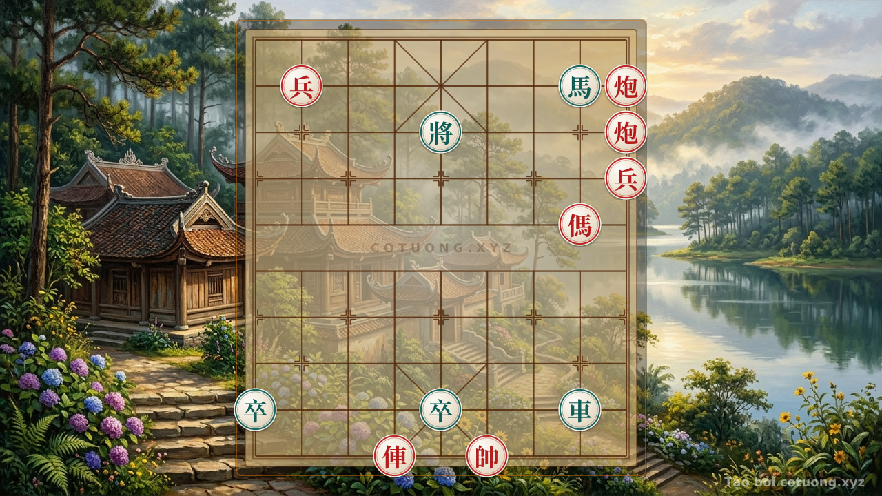 Thế cờ: Defensive Tips for Black in the 'Black Horse on 8th Rank' Position - Xiangqi Online — Cờ Tướng Online