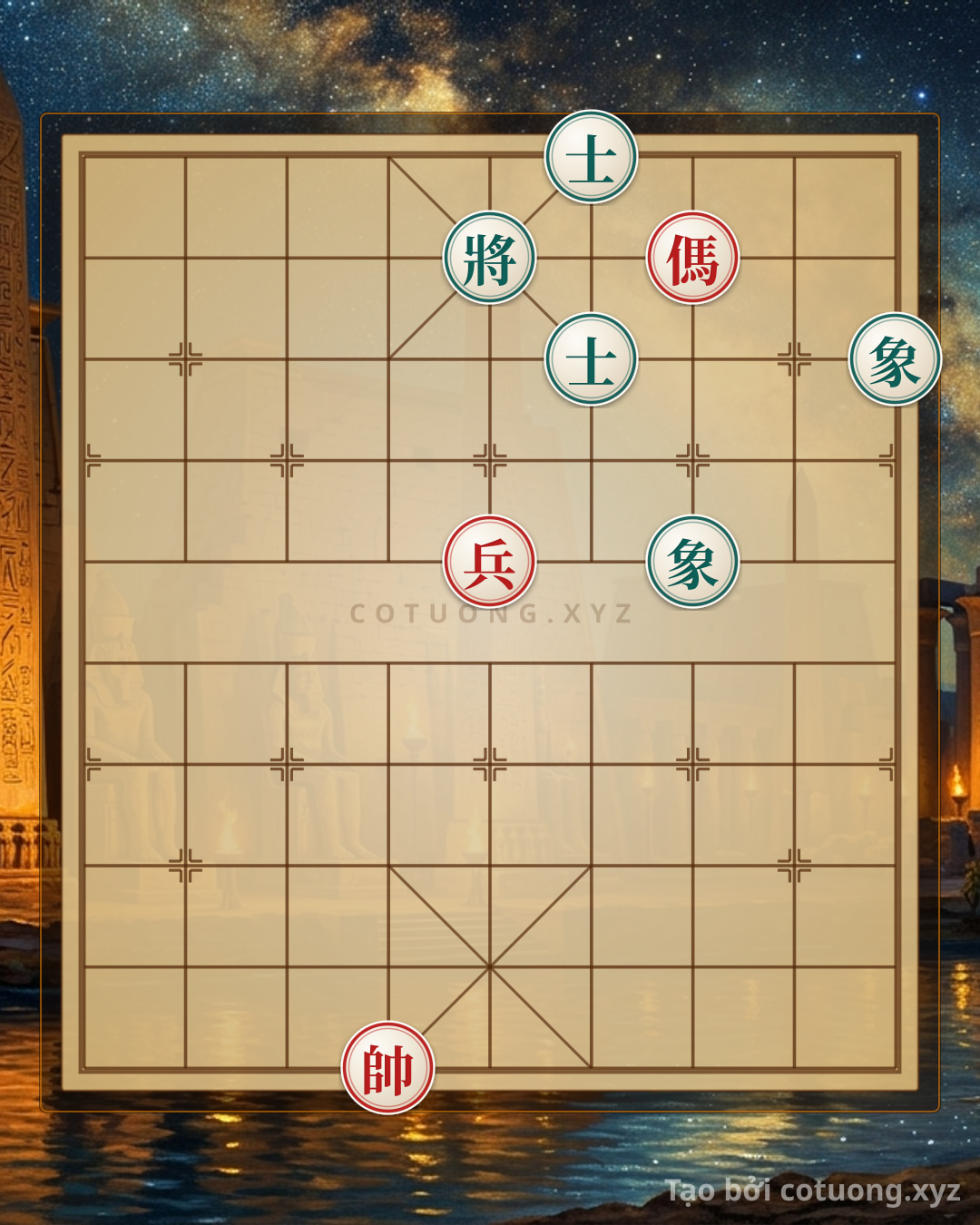 Challenge: Red General: Strategy 'Horse Attacks Advisor' - The Deadly Trap on File 6 - Can you solve it?