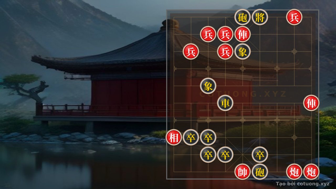 Thế cờ: Red General - First Move Advantage, Core Victory — Cờ Tướng Online