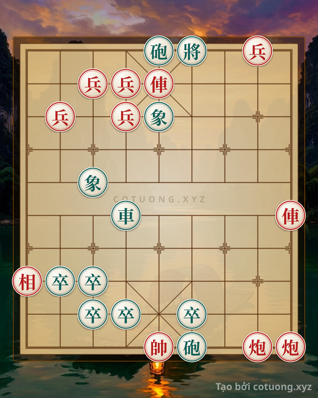 Challenge: Red General - First Move Advantage, Core Victory - Can you solve it?