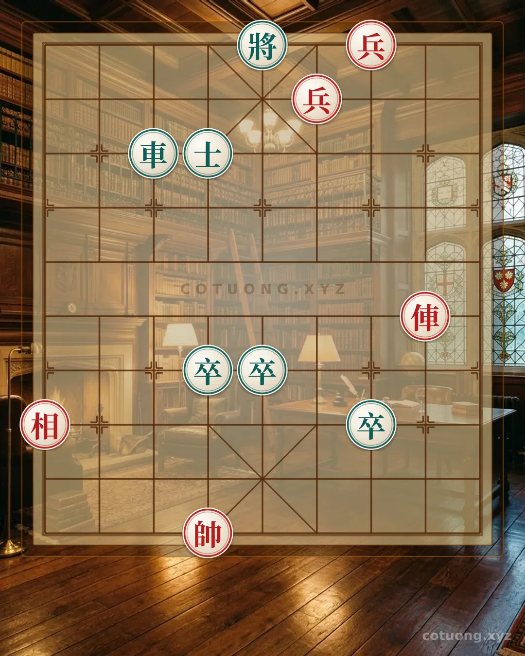 Thế cờ: The 'Black General on the 5th Rank' Trap - Advanced Defensive Tactics in Xiangqi — Cờ Tướng Online