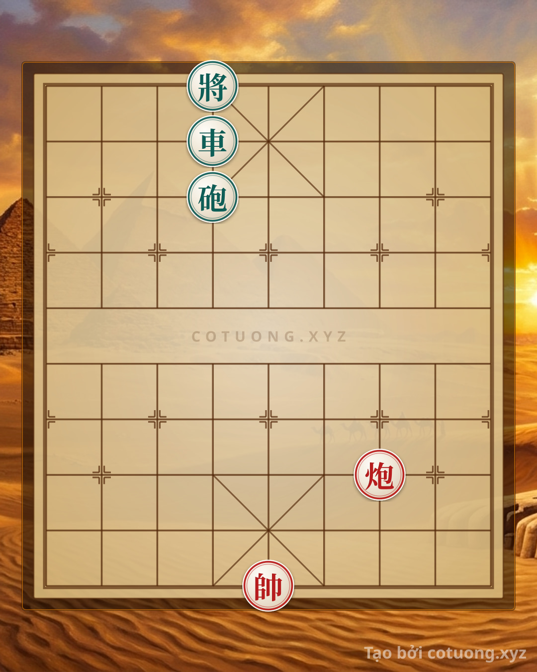 Challenge: Red General's First Move: Red Cannon's Empty Fort, Black Chariot's 4th File - Key Strategy - Can you solve it?