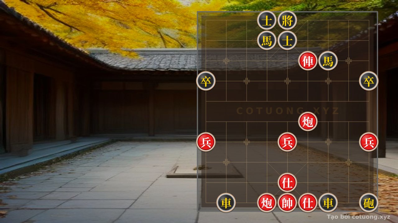 Thế cờ: Xiangqi: The 'Red Cannon Double Horse Trap' Formation - Tips to Win — Cờ Tướng Online