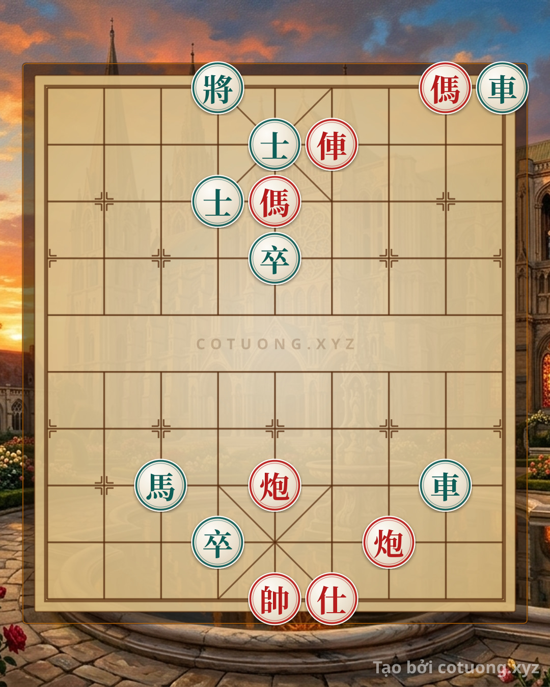 Challenge: Xiangqi (Chinese Chess) 8/10: Double Horse vs. Chariot - Brutal Tactical Trap - Can you solve it?