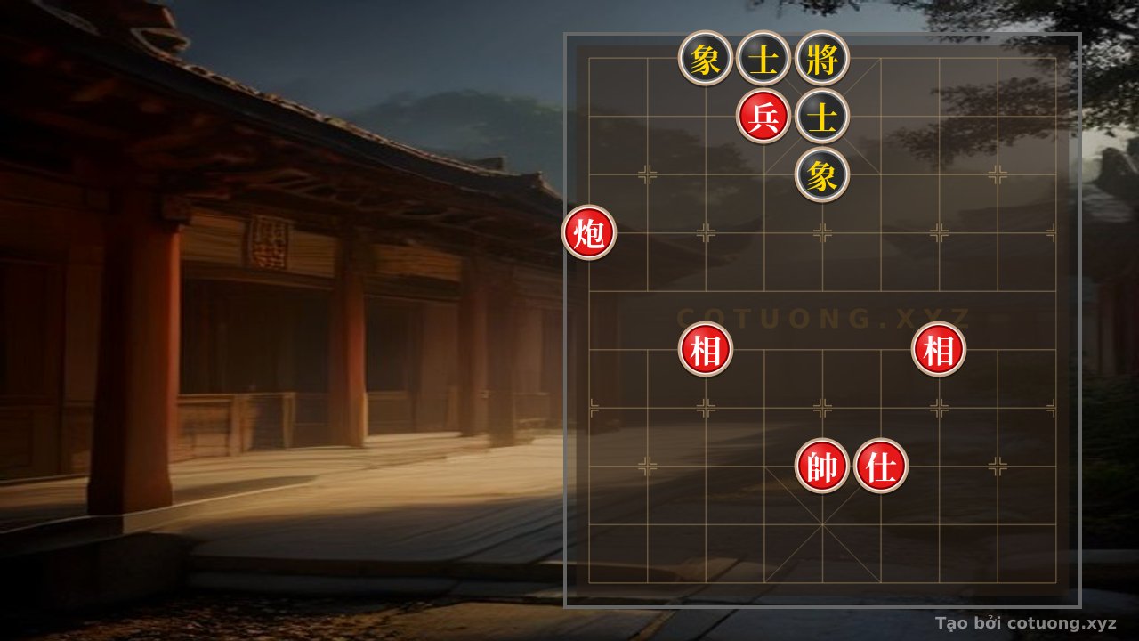 Thế cờ: Xiangqi Position: 'Red Cannon on 9' - A Leap Across Time — Cờ Tướng Online