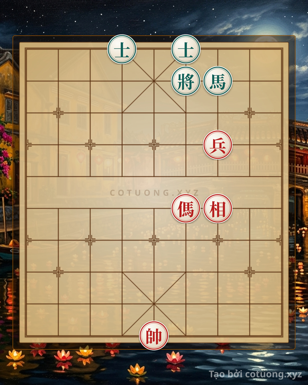 Challenge: Red-Black Valor: The Battle of Life and Death Between the Lone General and the Bold Horse - Can you solve it?