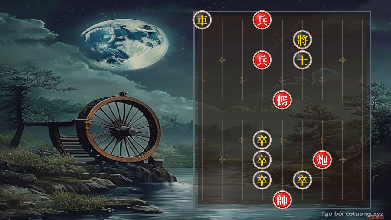 Thế cờ: The Psychological Secrets of Xiangqi: Red Dominating, Black Desperately Defending? — Cờ Tướng Online