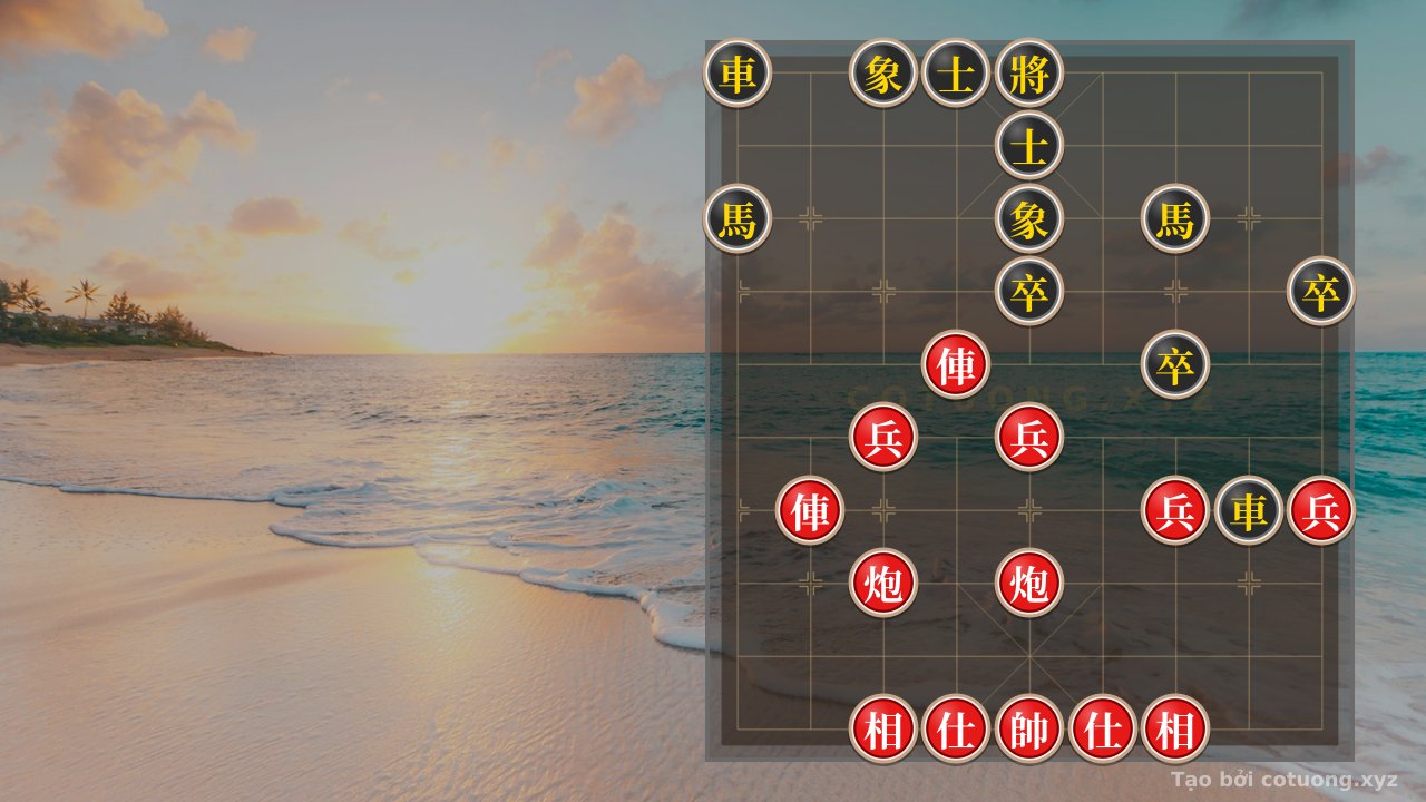 Thế cờ: Xiangqi: Strategy to Defeat the Double Horse Interlocking Formation - Tips for Black's Elephant on File 8 Rank 4 — Cờ Tướng Online