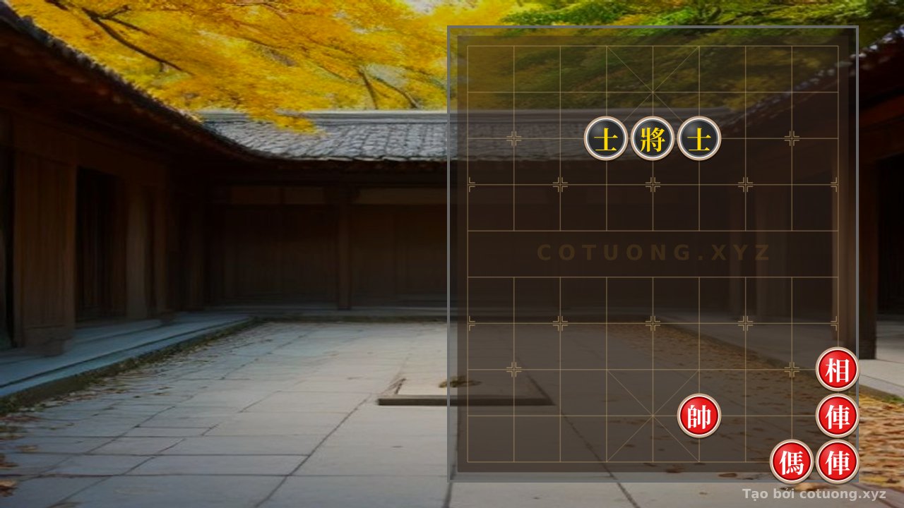 Thế cờ: Xiangqi: Strategy to Capture the Black Advisor in 5 Moves — Cờ Tướng Online