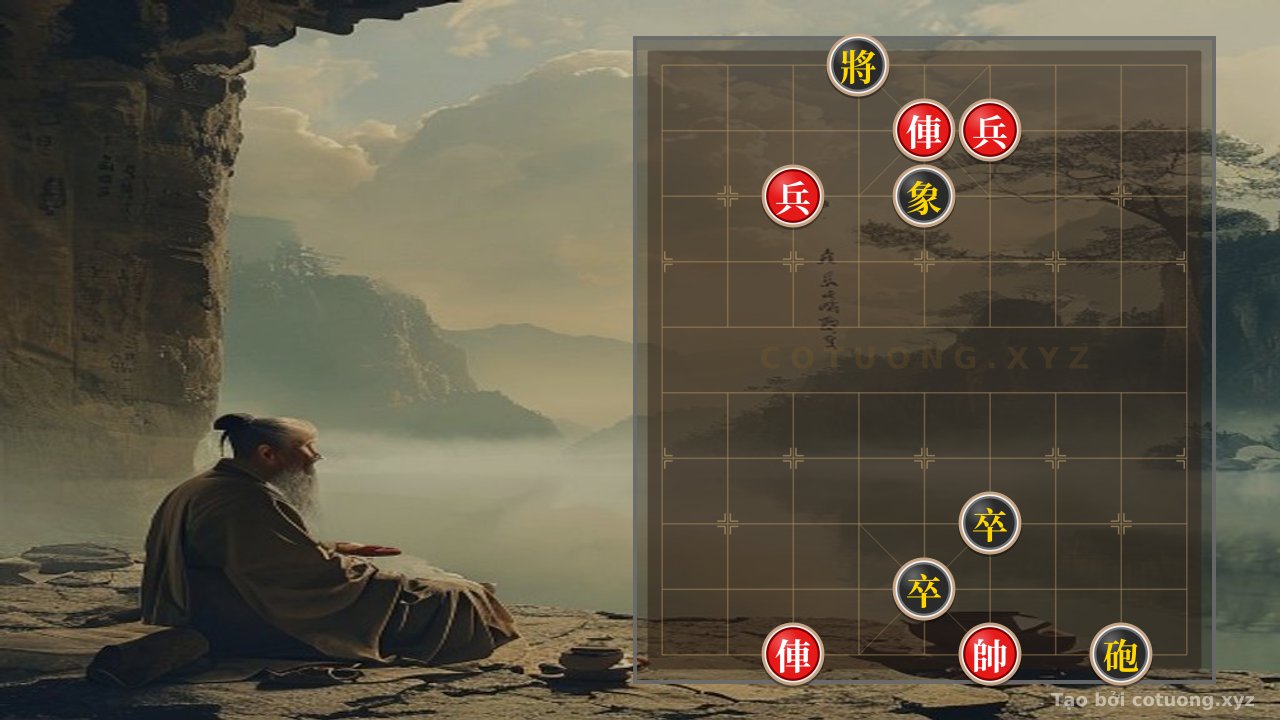 Thế cờ: Chess Mystery: Red Chariot's Bold Advance, Black General Caught in the Net - A Treacherous Chess Puzzle for the First Player — Cờ Tướng Online