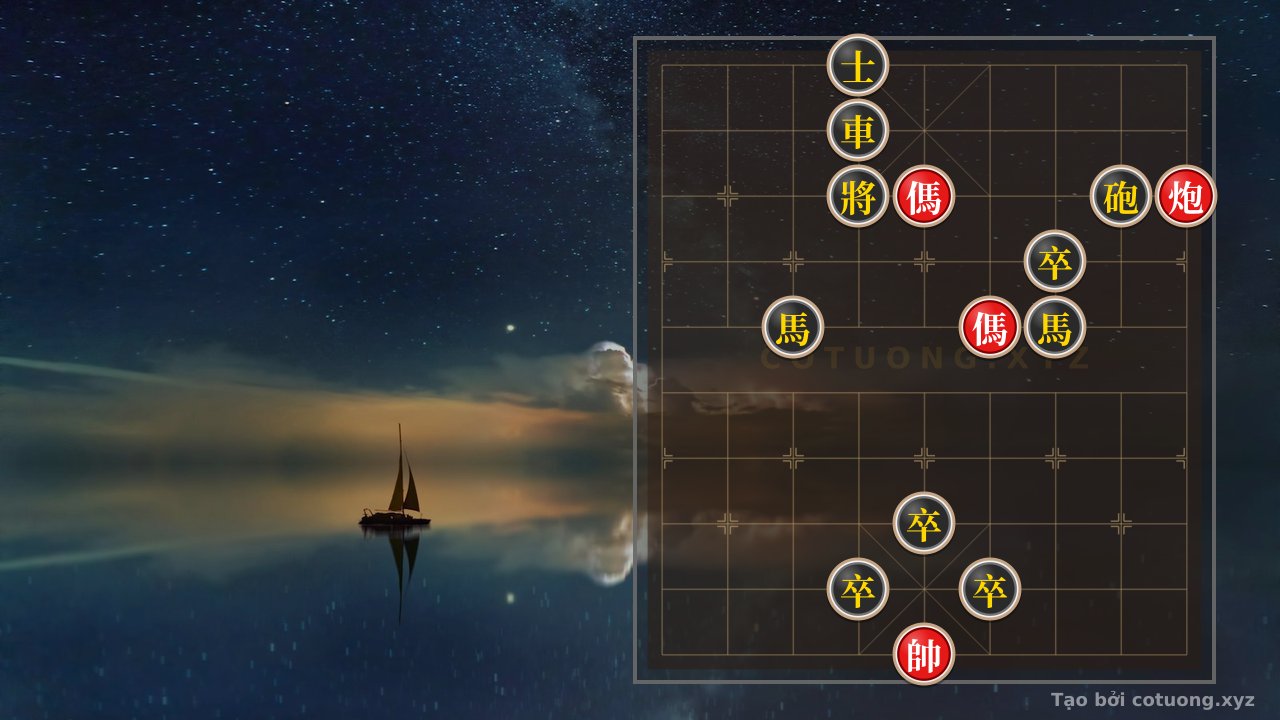 Thế cờ: Xiangqi: Double Horse Formation - How to Defeat the Black Cannon — Cờ Tướng Online