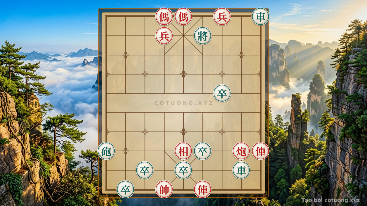 Thế cờ: Red's Secret Tactics: Empty Cannon & Chariot Checkmate - Ultimate Xiangqi Moves — Cờ Tướng Online