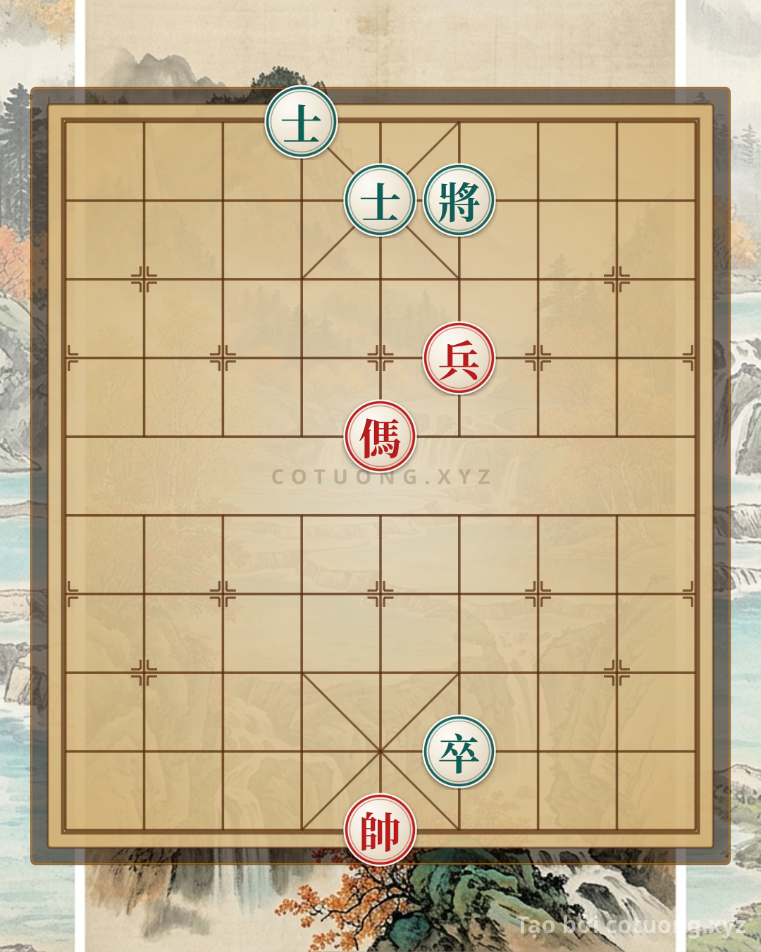 Challenge: Double Horse Attack with the Red General: Defensive Tactics and Decisive Counterattacks - Can you solve it?