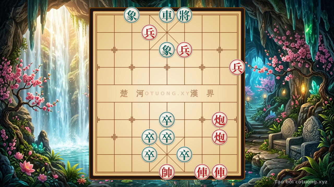 Thế cờ: Red General: Counterattacking Strategy from the Wei Position - Black Chariot Pinned, Black Elephant Trapped — Cờ Tướng Online