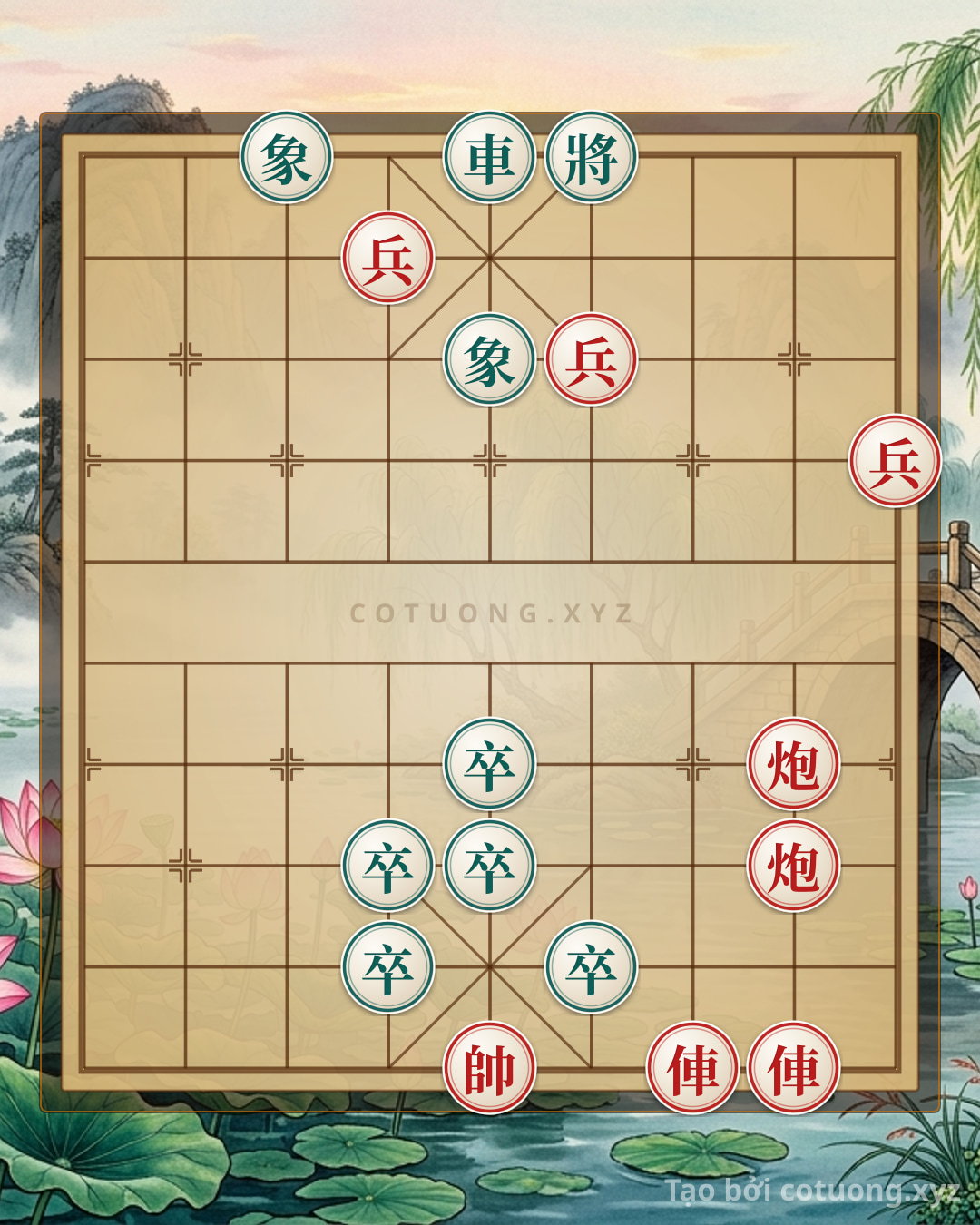 Challenge: Red General: Counterattacking Strategy from the Wei Position - Black Chariot Pinned, Black Elephant Trapped - Can you solve it?