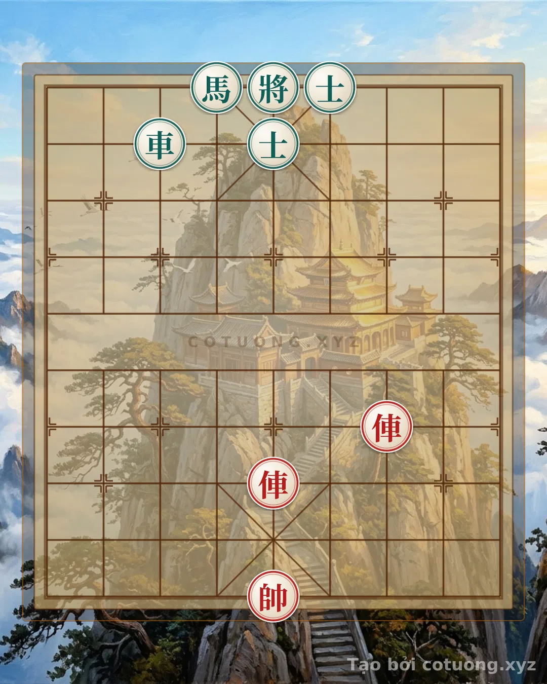 Challenge: Red General Chess: 'Double Rook Design' Strategy - Secret to Defeating the Black Army - Can you solve it?