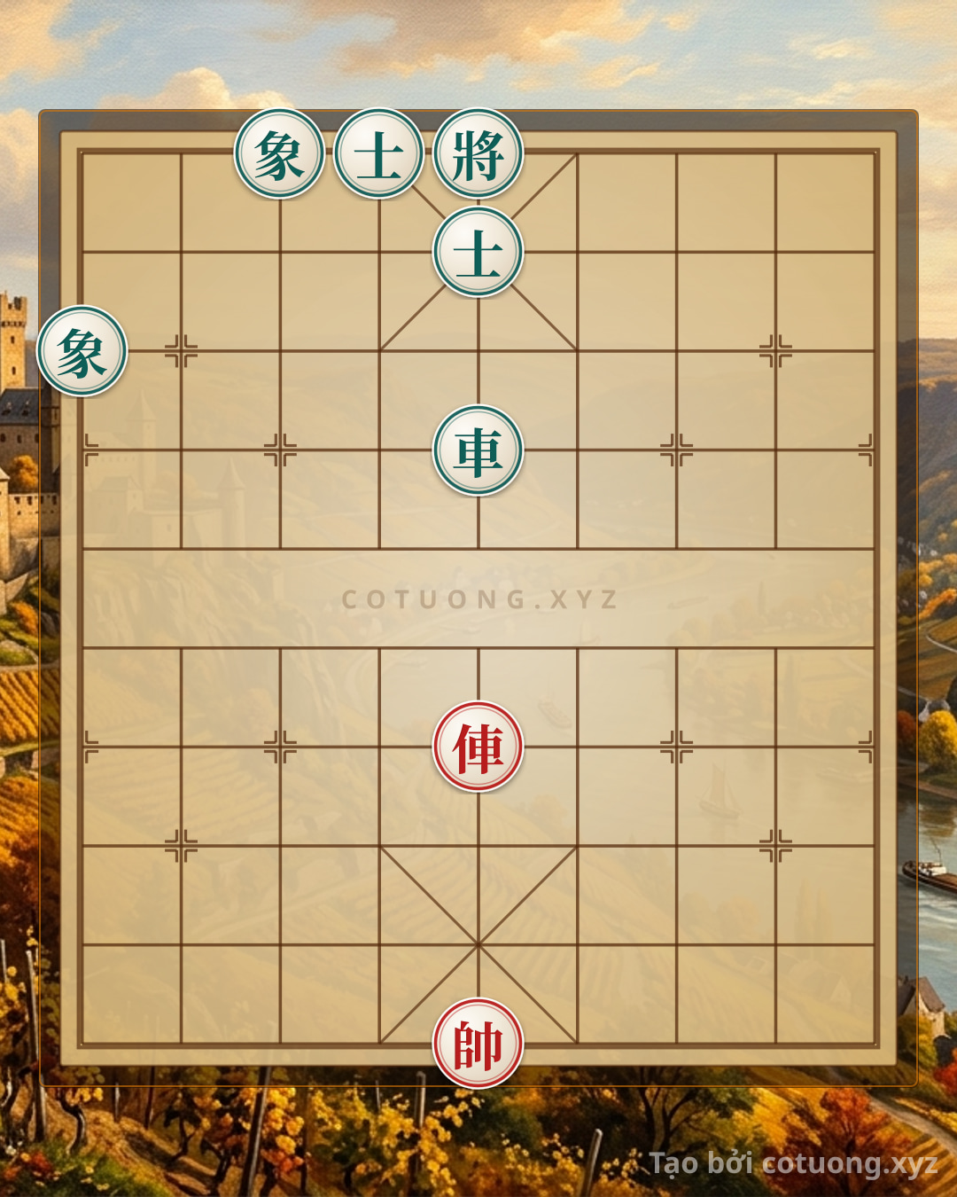 Challenge: Xiangqi: Red Chariot Wins in 5 Moves - Elegant Checkmate Strategy - Can you solve it?