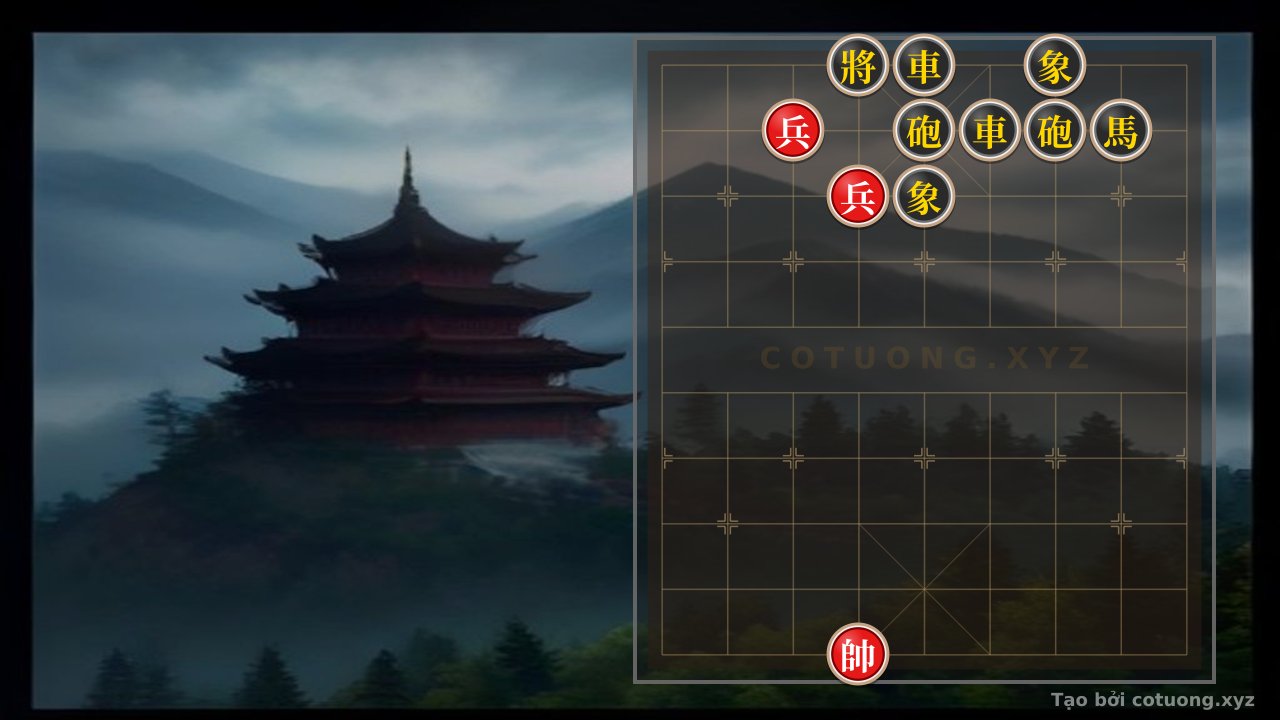 Thế cờ: Red General Chess: Strategy to Defeat Black Chariot and Empty Cannon in This Position — Cờ Tướng Online