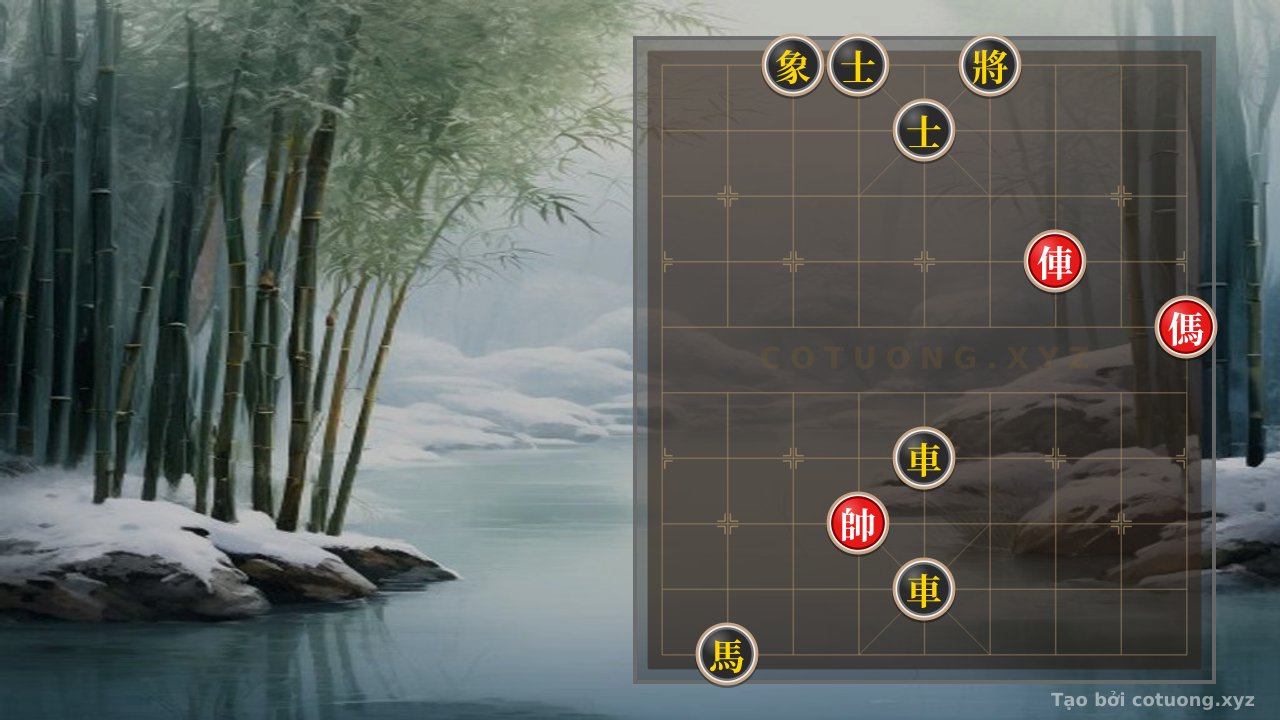 Thế cờ: Xiangqi: Red Forces Dominate the Board - Psychological Warfare and Brilliant Moves — Cờ Tướng Online