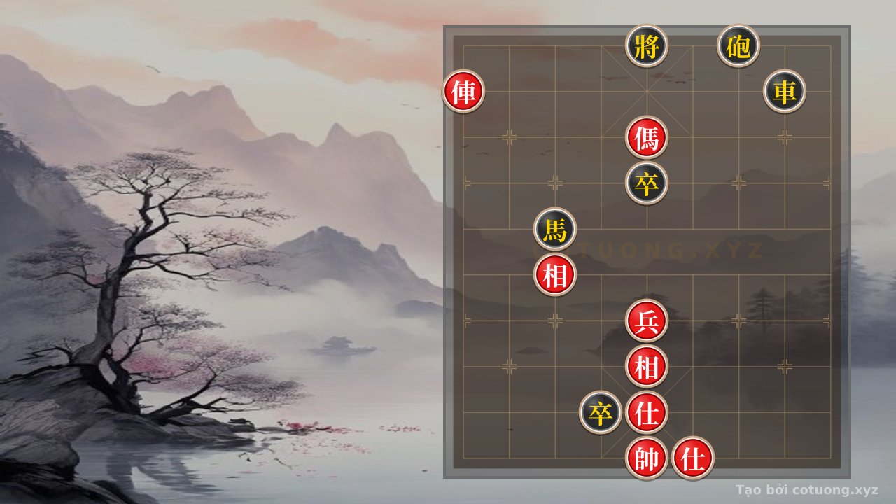 Thế cờ: The Mystical Xiangqi Strategy: The Chariot Horse Pin vs. Cannon Horse - A Battle of Xichibi on the Chessboard — Cờ Tướng Online