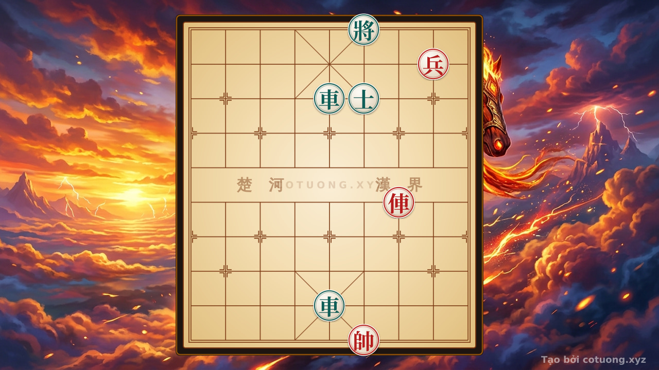 Thế cờ: The Dangerous Xiangqi Formation: The Lonely Red Chariot's Sudden Attack - Unexpected Counterattack Strategy — Cờ Tướng Online