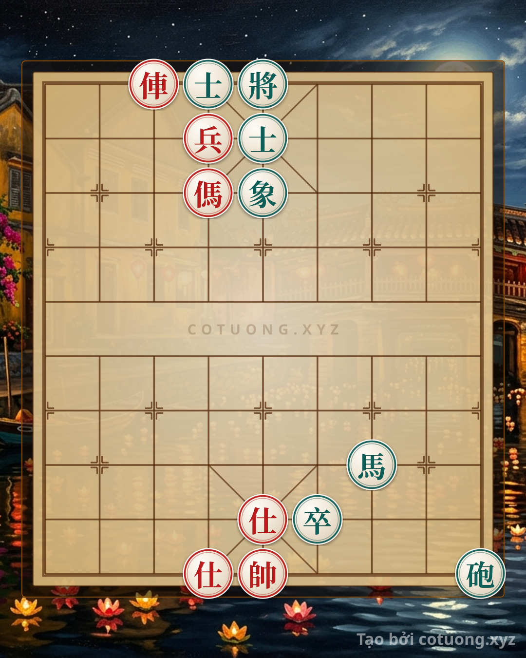 Challenge: Red General's Strategy: Chariot Rush, Advisor Assault - Peak Tactics in Xiangqi - Can you solve it?