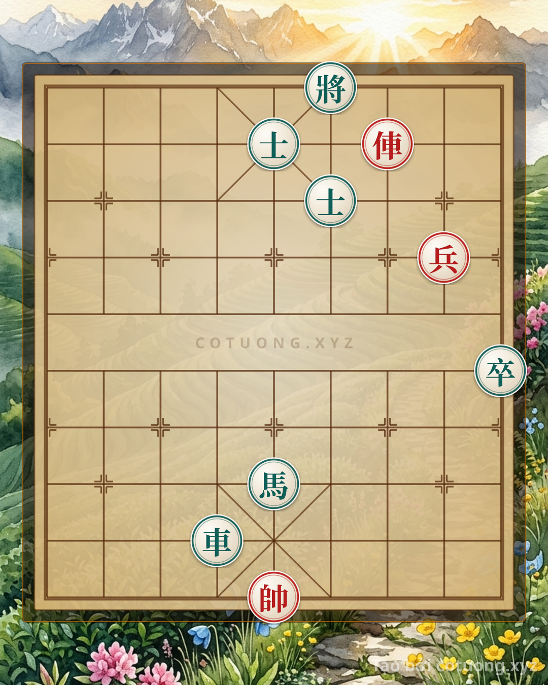 Challenge: Xiangqi: The Clash of Titans - Red Chariot vs. Black Horse in the Dark - Can you solve it?