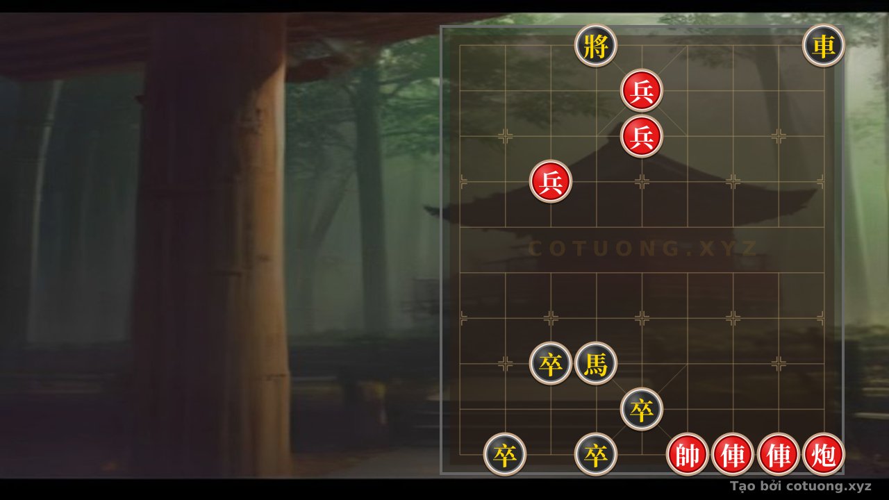 Thế cờ: Red General Chess: Strategy 'Empty Cannon' Attack from File 1 Rank 1 — Cờ Tướng Online