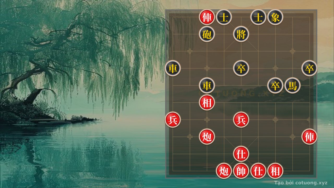 Thế cờ: Ancient Strategy: Red's Double Chariot and Cannon Crush Black's Dense Attack - When Counterattack Meets Mystical Defense — Cờ Tướng Online